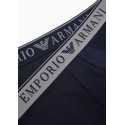 Pánské boxerky 2PACK 111769 3F720 70835 tm. modré - Emporio Armani