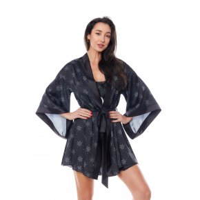 Krásný župan Aster robe black - Anais