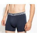 Pánské boxerky 2 pack 111912 2F720 61735 tm.modrá/vínová - Emporio Armani