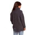 Mikina s rolákem a pulovrem BK086  - BeWear
