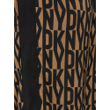 Dámské pyžamo YI90017 202 hnědé s potiskem - DKNY
