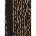 Dámské pyžamo YI90017 202 hnědé s potiskem - DKNY