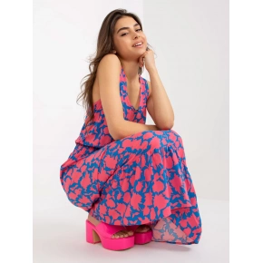 Dámské šaty D73771R30391A Růžovo-modré - FPrice