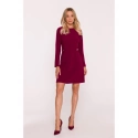 Dámské šaty S419 Bordó - Stylove