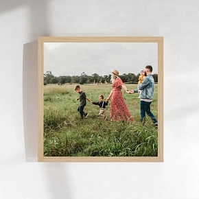 Personalizovaný magický fotoobraz v rámu - čtverec 20x20 - fotografie Personalizovaný magický fotoobraz v rámu - čtverec 20x20 - fotografie