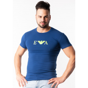 Pánské tričko 111035 9P523 modrá - Emporio Armani