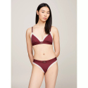 Dámské kalhotky BIKINI  UW0UW04813 VLP vínové - Tommy Hilfiger