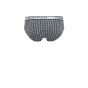 Pánské slipy 3Pack 112132 4R717 tm. modré se zelenou - Emporio Armani