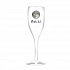 Personalizovaná nerozbitná prosecco sklenice s měsíční fází