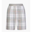 Pánské kraťasy na spaní NM2179E 1MQ - šedá/bílá - Calvin Klein