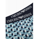 Pánské boxerky 111389 3F504 26642 zelenomodré - Emporio Armani