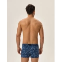 Pánské boxerky 3PACK Jarl 41930-MLC Jeans modrá vzor - Henderson