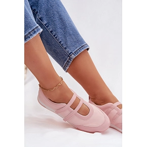 Sportovní dámské baleríny růžové - Farvessa