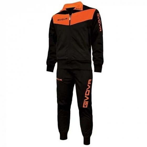 Pánská soupravaTuta Visa Fluo TR018F 1028 černo-oranžová - Givova
