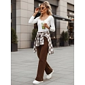 Dámské džíny UY2877 hnědé - FashionStreet 