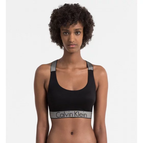 Podprsenka sportovní QF4053E-001 černá - Calvin Klein