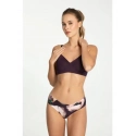 Dámské kalhotky Velvet Bloom Tanga Brasil - Julimex