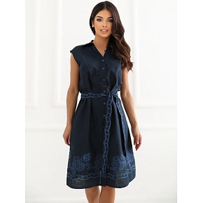 Dámské šaty J172906.99 tmavě modré - FPrice Dámské šaty J172906.99 tmavě modré - FPrice