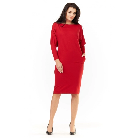 Dámské šaty model 109818 červené - Awama