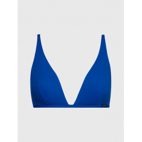 Dámská plavková podprsenka BIKINI KW0KW02041 C66 modrá - Calvin Klein