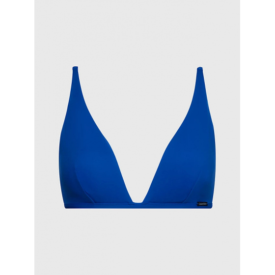 Dámská plavková podprsenka BIKINI KW0KW02041 C66 modrá - Calvin Klein