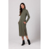 Dámské šaty B274 Khaki - BeWear