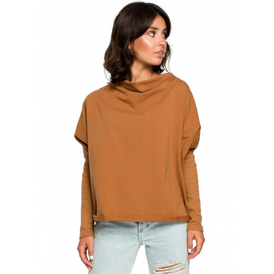Dámská halenka B094 Karamelová - BeWear