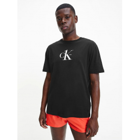 Pánské tričko KM0KM00757 - BEH černá - Calvin Klein