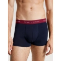 Pánské boxerky 3-PACK  UM0UM02763 0SS tm. modré - Tommy Hilfiger