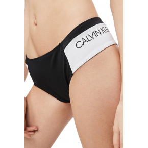 Spodní díl plavek KW0KW00841-BEH černobílá - Calvin Klein