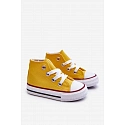 Dětské vysoké tenisky Filemon žluté - Sweet Shoes