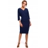 Dámské šaty M464 Navy Blue - Moe