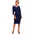 Dámské šaty M464 Navy Blue - Moe