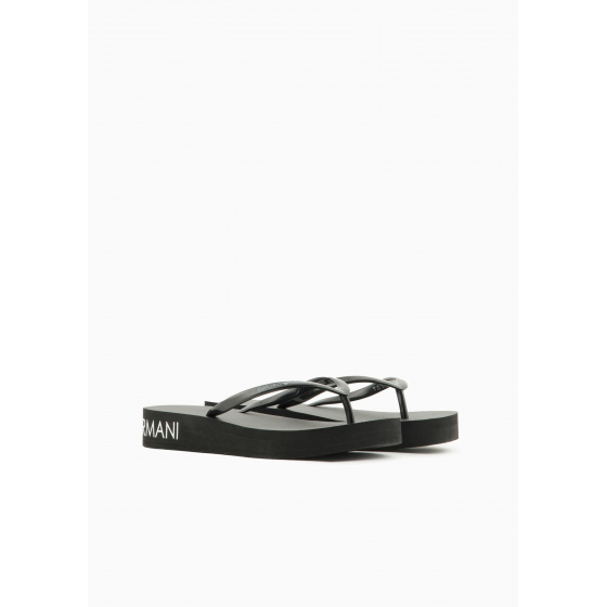 Dámské žabky XVQS07 XN118 00002 černé - Emporio Armani