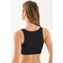 Dámská bezešvá podprsenka Top tank Seamless S103 Černá - Gabriella