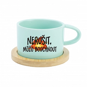 NERUŠIT, MŮŽU BOUCHNOUT. - mint hrníček makronka 200 ml