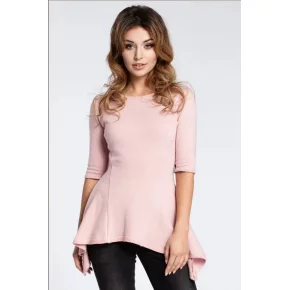 Dámská halenka B041pudrově růžová  - BEwear