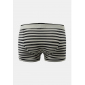 Pánské boxerky 2Pack 111210 4R542 černé/proužek - Emporio Armani