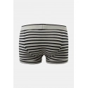 Pánské boxerky 2Pack 111210 4R542 černé/proužek - Emporio Armani