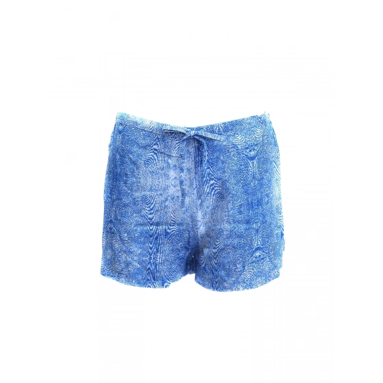 Dámské pyžamové kraťasy QS6029-CMW modrá - Calvin Klein