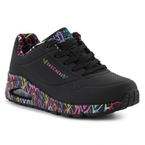 Dámská obuv Uno Loving Love W 155506-BBK černá-mix - Skechers