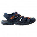 Pánské sandály Tiore M 92800307489 Tmavě modrá s oranžovou - Hi-Tec