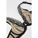 Dámská podprsenka JULIA BRALETTE 19185 Černá s béžovou - Mediolano