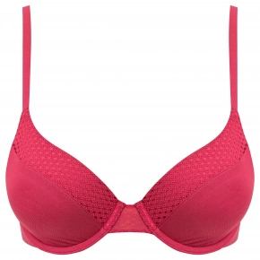 Dámská vyztužená podprsenka Lightly Lined Demi QF5464E-2XV - Calvin Klein