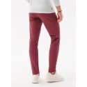 Pánské kalhoty P1059 vínové - Ombre