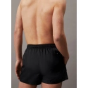 Pánské plavky KM0KM01015 BEH černé - Calvin Klein