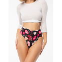 Dámské tanga Kiss Me String Maxi Černá mix - Julimex