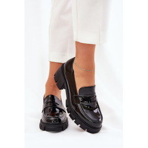 Polobotky na podpatku 1-7118 černé - Step in style