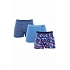 Pánské boxerky 3Pack 946/08 modrá mix - Cornette
