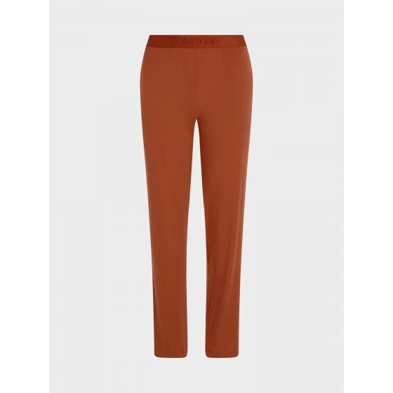 Dámské pyžamové kalhoty SLEEP PANT 000QS7007E GCU karamelová - Calvin Klein